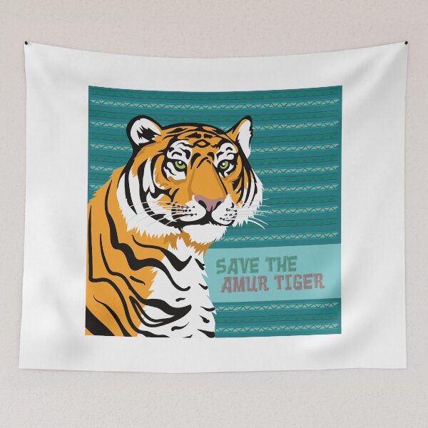 Item preview, Save the Amur Tiger designed and sold by Peppermint Narwhal.
