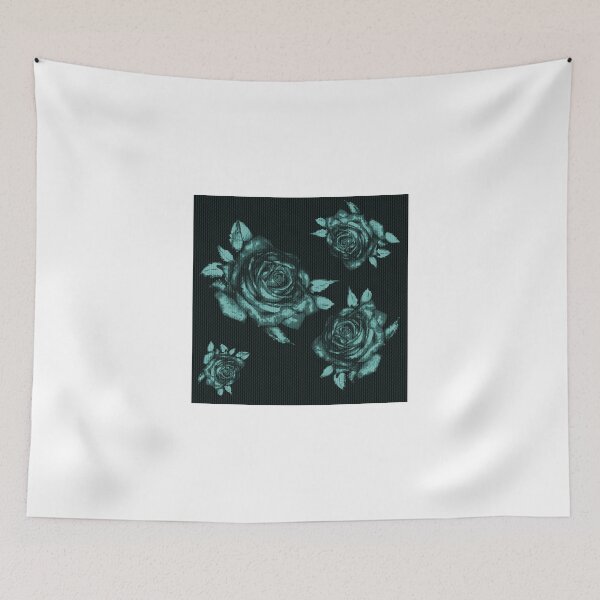 Item preview, desaturated blue rose designed and sold by Anthropolog.