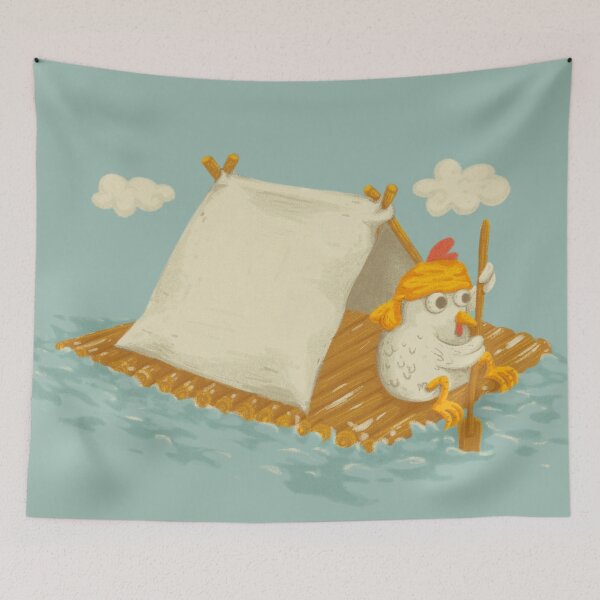 Item preview, Chicken on a Raft designed and sold by spookylili.