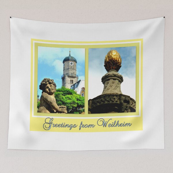 Item preview, Greetings from Weilheim designed and sold by angel1.