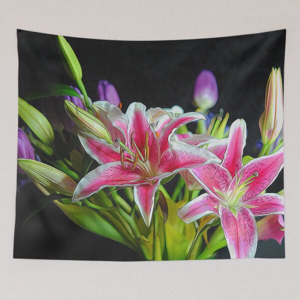 Item preview, Stargazer Lily Bouquet designed and sold by bloomingvine.