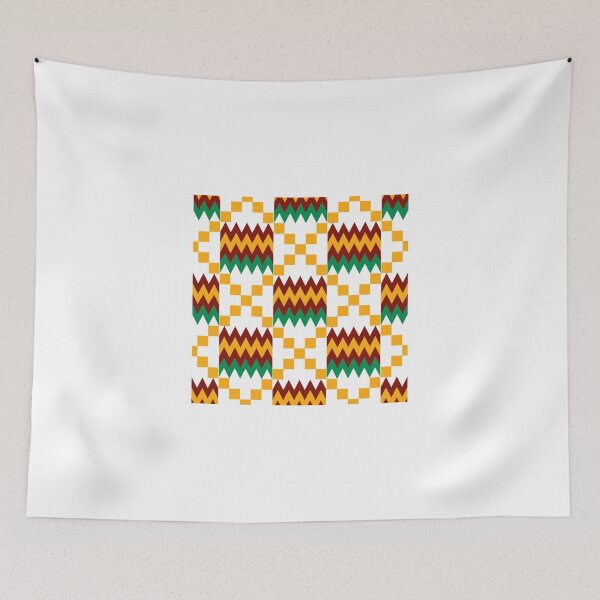 Item preview, Yellow, Green, Red, Black, Kente Cloth designed and sold by Mtothe5thPower.