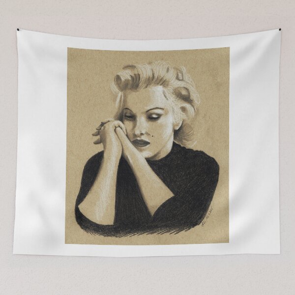 Item preview, Melancholy Marilyn Monroe designed and sold by SammwahArt.