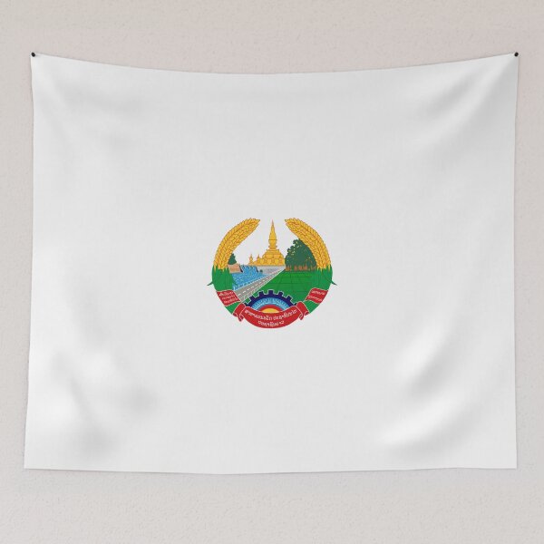 Item preview, Laos National Emblem  designed and sold by abbeyz71.
