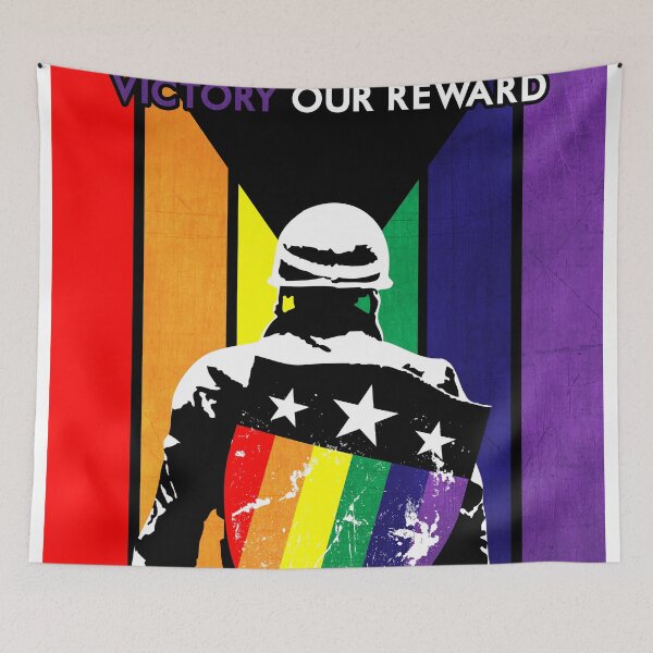 Item preview, Rainbow Soldier (Love is Our Strength) designed and sold by Jesse Armine.
