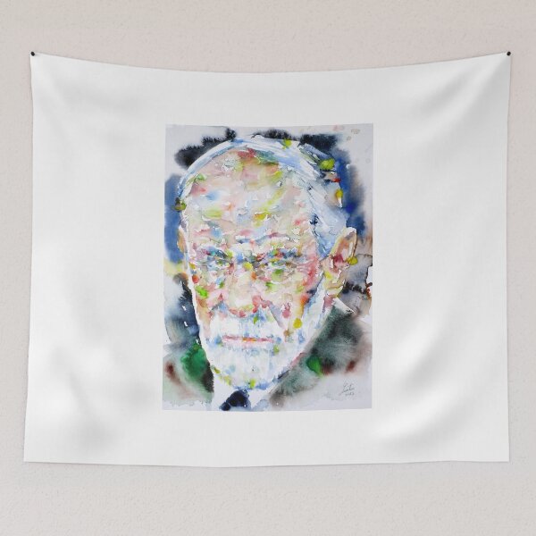 Item preview, SIGMUND FREUD - watercolor portrait.2 designed and sold by lautir.
