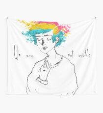 Tela decorativa La bandera pansexual.
