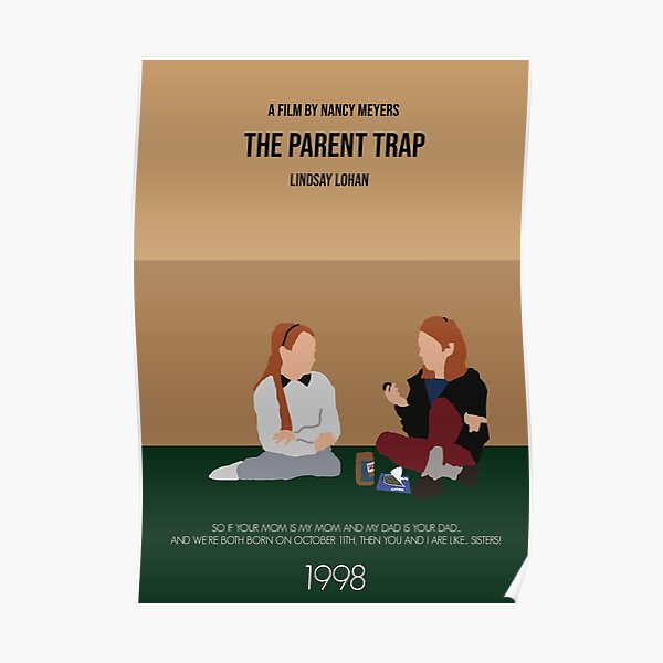 The Parent Trap Minimalist Movie Poster Poster