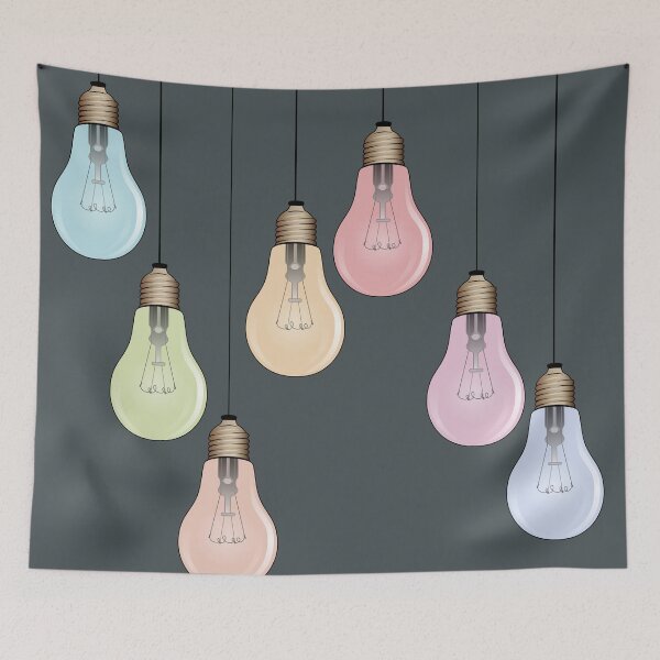 Item preview, Hanging Lightbulbs designed and sold by kennasato.