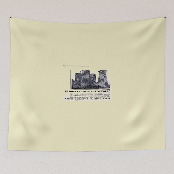 Item preview, Camouflaged Cooling Towers (1939) T-shirt etc.... designed and sold by timothybeighton.