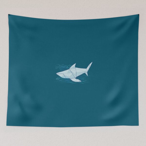 Item preview, Origami Chomp Chomp On Blue designed and sold by RileyRiot.