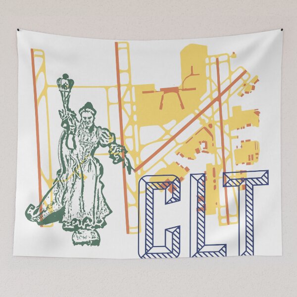 Item preview, CLT Charlotte Navy designed and sold by ROEDERcraft.