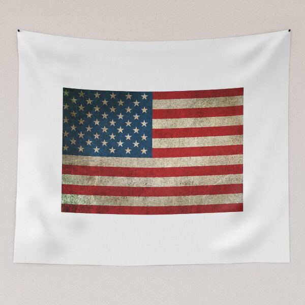 Item preview, Old and Worn Distressed Vintage Flag of The United States designed and sold by JeffBartels.