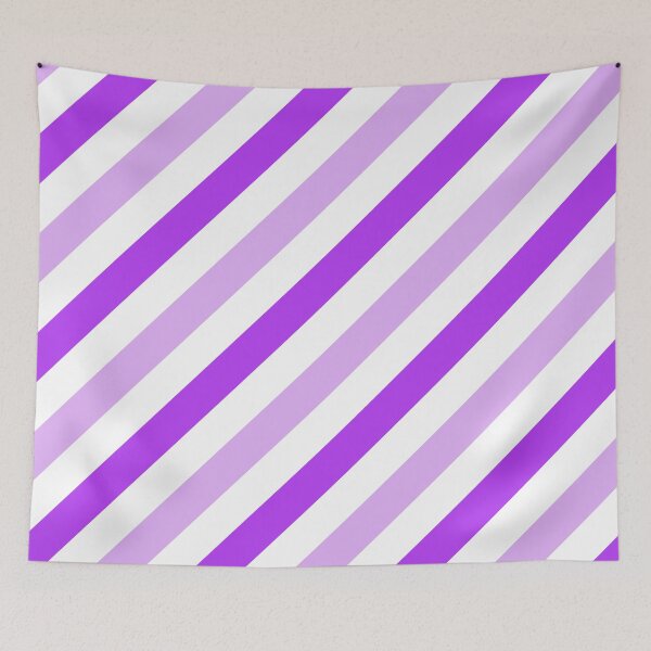 Item preview, Lilac-Diagonal-Tinted-White Two-Tone Diagonal Stripes designed and sold by ImageNugget.