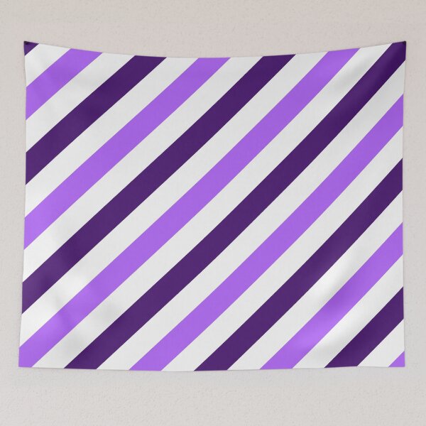 Item preview, Purple-Diagonal-Tinted-White Two-Tone Diagonal Stripes designed and sold by ImageNugget.