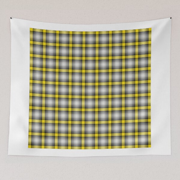 Item preview, Trendy Yellow and Grey Plaid Tartan  designed and sold by Greenbaby.