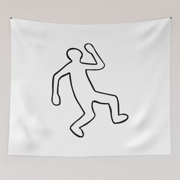 Item preview, Crime Scene Body Outline designed and sold by sweetsixty.