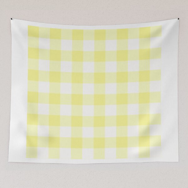 Item preview, Sunny Yellow Gingham Checked Pattern designed and sold by Designedwithtlc.