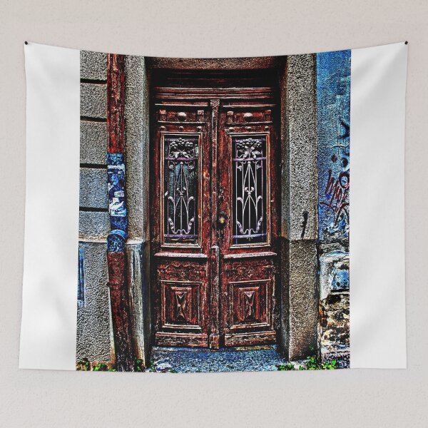 Artikelvorschau, The Old Wooden Door Fine Art Print entworfen und verkauft von stockfineart.