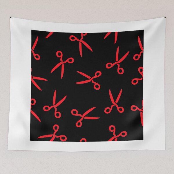 Item preview, - Red scissors pattern - designed and sold by Losenko  Mila.