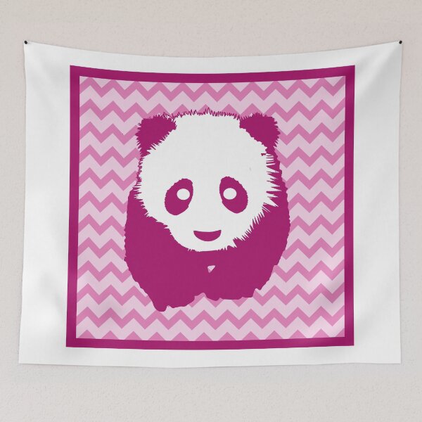 Item preview, Violet and Pink Panda Bear designed and sold by Greenbaby.