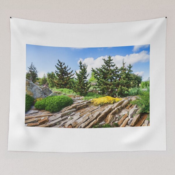 Item preview, Earthtones, Greens and Yellows - Impressions of a Rock Garden designed and sold by Georgia Mizuleva.