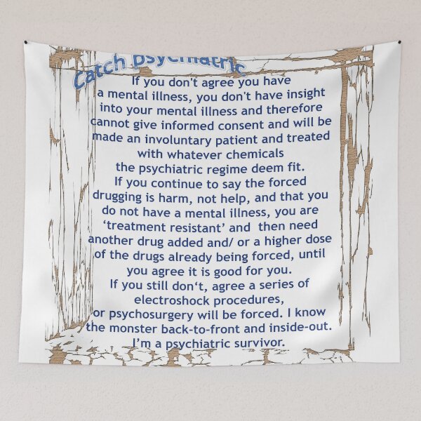 Item preview, Catch psychiatric designed and sold by InitiallyNO.