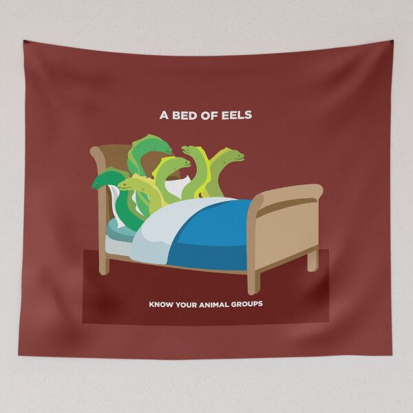 Item preview, A Bed of Eels designed and sold by Peppermint Narwhal.