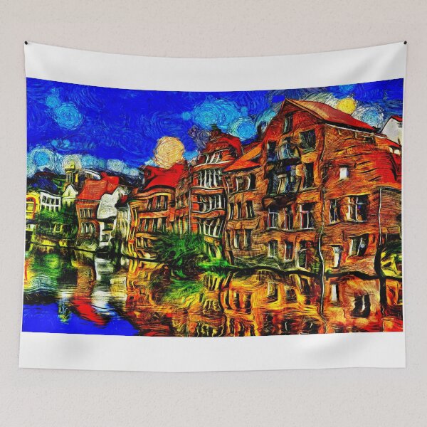 Item preview, Bruges Town Belgium Fine Art Print designed and sold by stockfineart.