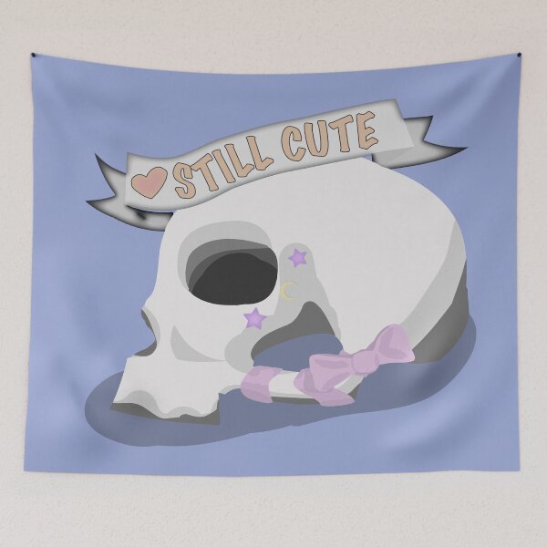 Item preview, "Still Cute" Skull designed and sold by sasspar.