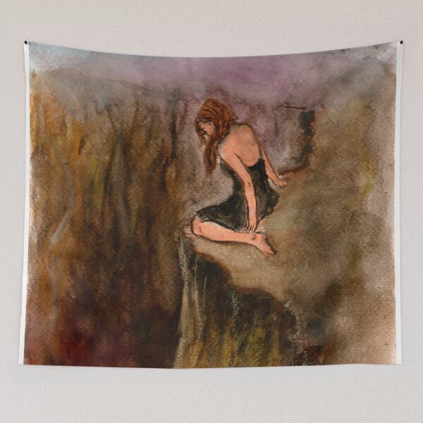 Item preview, One Foot In The Abyss designed and sold by Jen Hallbrown.