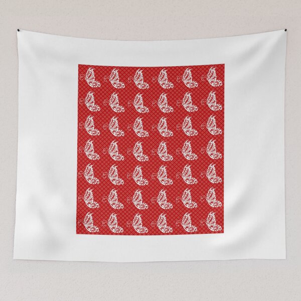 Item preview,  Fluttering Butterflies - Red And White 2 designed and sold by dahlymama.