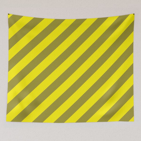 Item preview, Yellow Thick Tinted Diagonal Stripes designed and sold by ImageNugget.