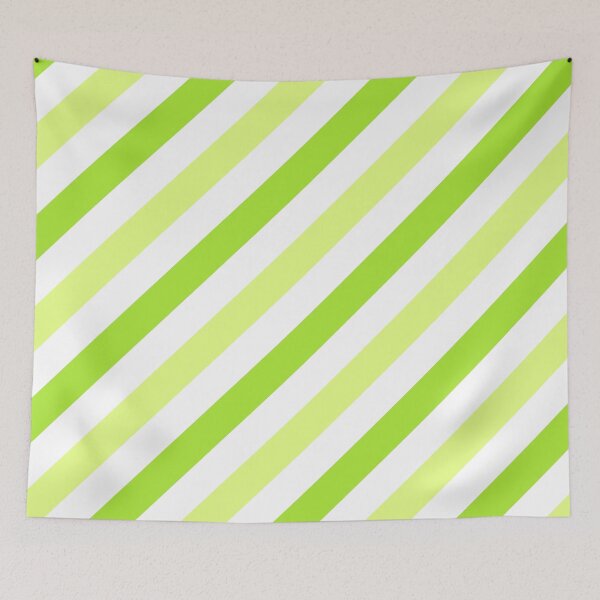 Item preview, LimeGreen-Diagonal-Tinted-White Two-Tone Diagonal Stripes designed and sold by ImageNugget.