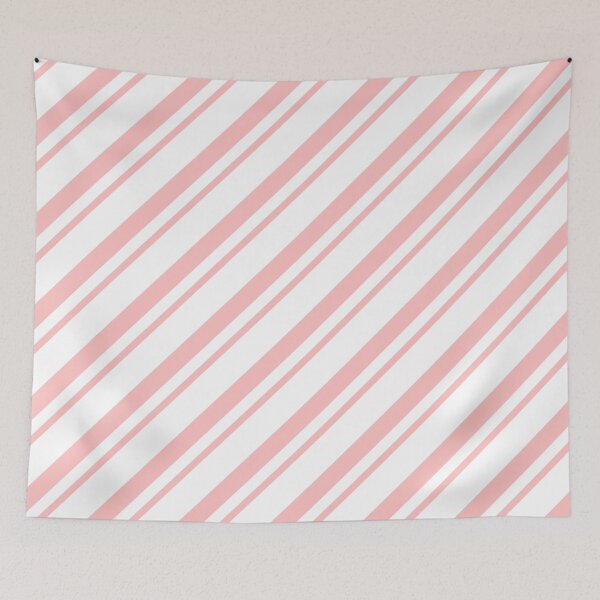 Item preview, LightPink Thin Diagonal Stripes designed and sold by ImageNugget.