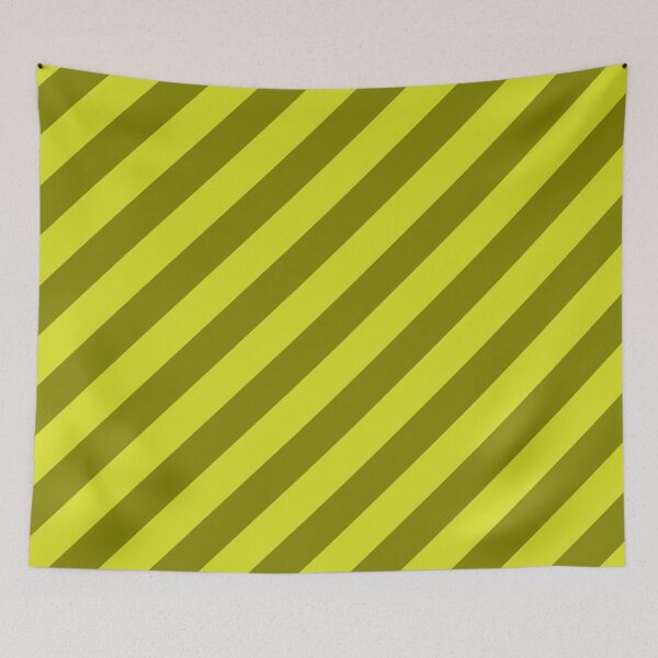Item preview, Chartreuse Thick Tinted Diagonal Stripes designed and sold by ImageNugget.