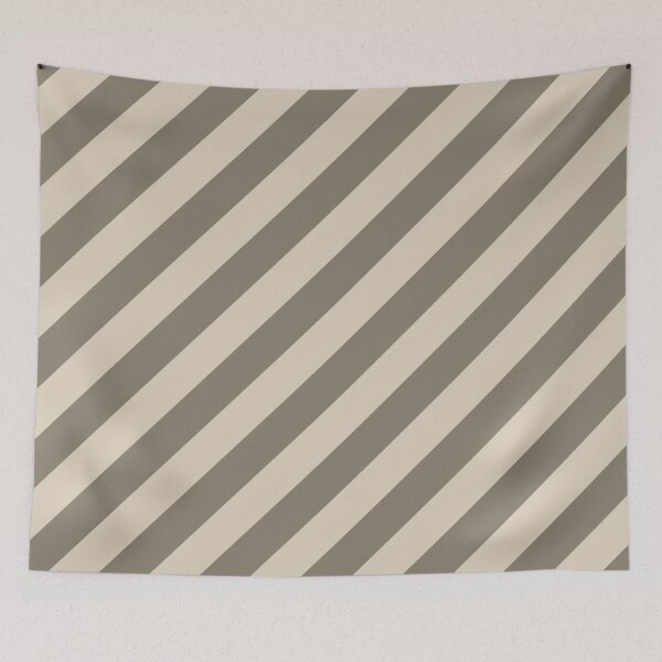Item preview, WarmGrey Thick Tinted Diagonal Stripes designed and sold by ImageNugget.
