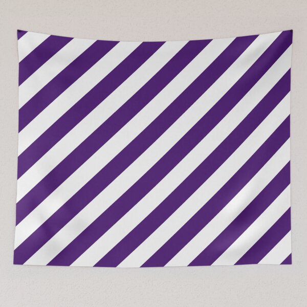 Item preview, Purple Thick Diagonal Stripes designed and sold by ImageNugget.