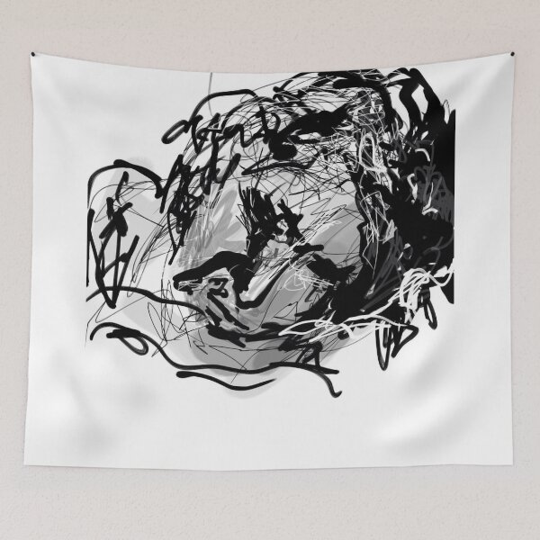 Item preview, Sleeping woman's head -(220515)- Digital art: Zen Brush App designed and sold by paulramnora.