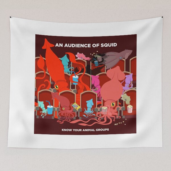 Item preview, An Audience of Squid designed and sold by Peppermint Narwhal.