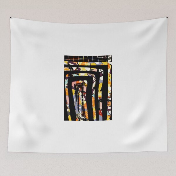 Item preview, Tubular modern, abstract textile art designed and sold by ackelly4.
