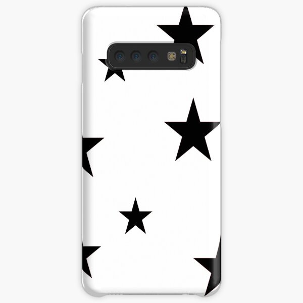 Paquete de pegatinas Black Star Funda rígida para Samsung Galaxy