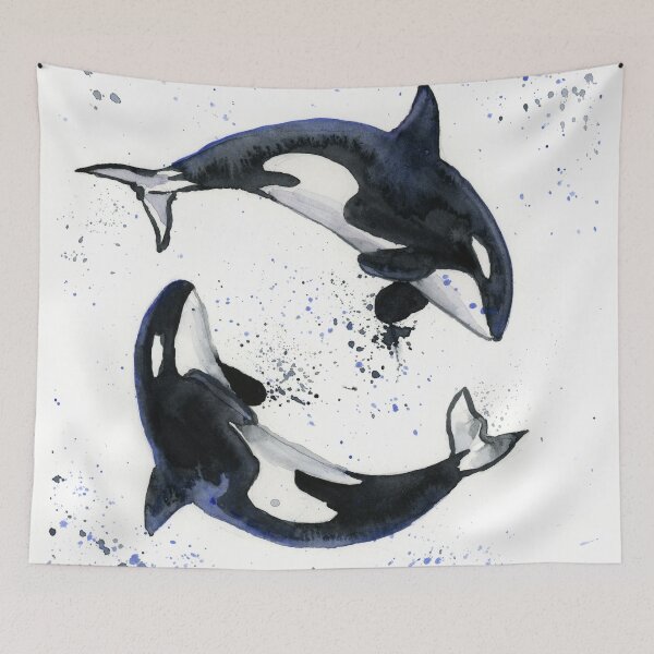 Item preview, Orcas designed and sold by priscilla george.