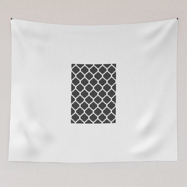 Aperçu de l'œuvre Quatrefoil gris foncé créée et vendue par LizaPhoenix.
