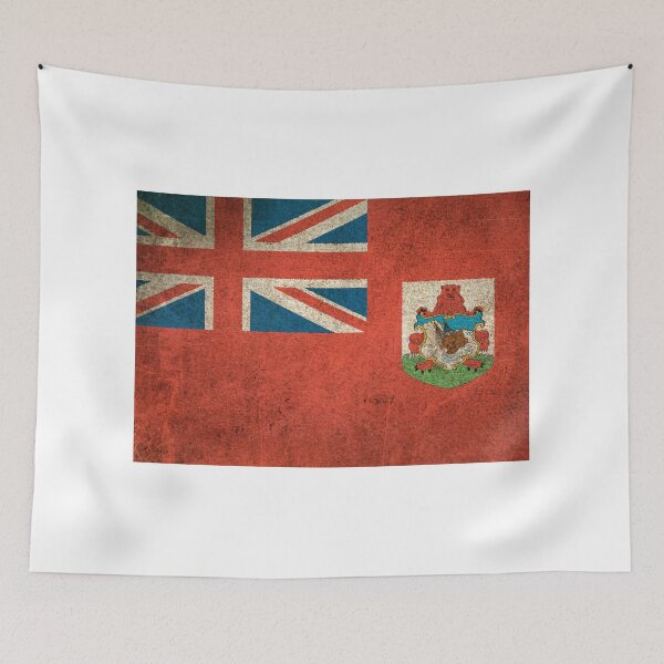 Item preview, Old and Worn Distressed Vintage Flag of Bermuda designed and sold by JeffBartels.