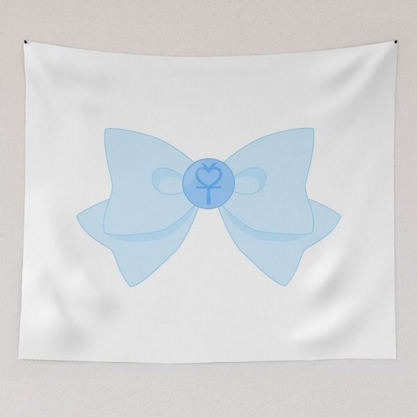 Item preview, Pastel Sailor Mercury Brooch and Bow designed and sold by Anzadesu.