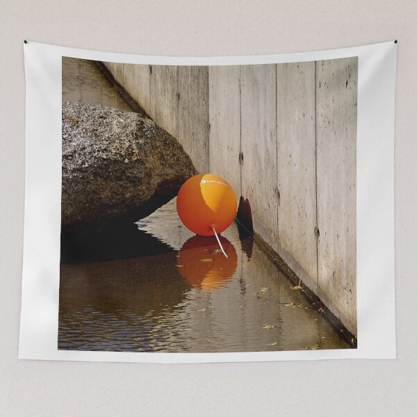 Item preview, Lonely orange air balloon designed and sold by Bluesrose.