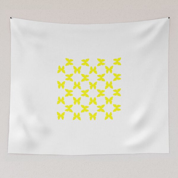 Item preview, Yellow Random Butterflies on Black designed and sold by Mtothe5thPower.