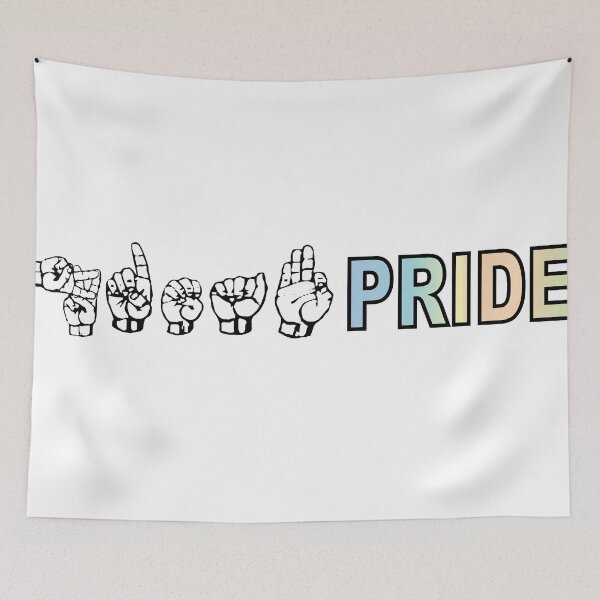 Item preview, #DEAFPRIDE - ASL Rainbow designed and sold by sasspar.