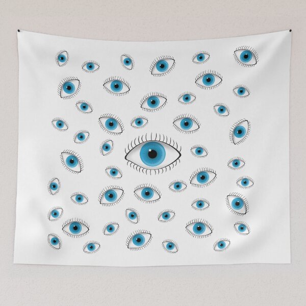 Item preview, Good Luck Blue Eyes on White Background designed and sold by Blkstrawberry.